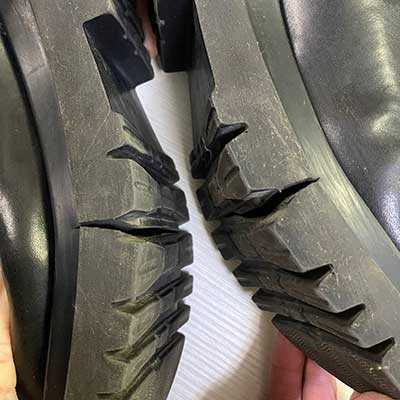 Ремонт подошвы обуви и вулканизация трещин