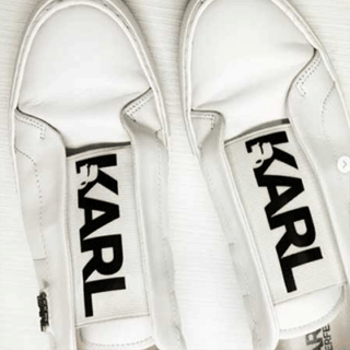 Реставрация обуви Karl Lagerfeld